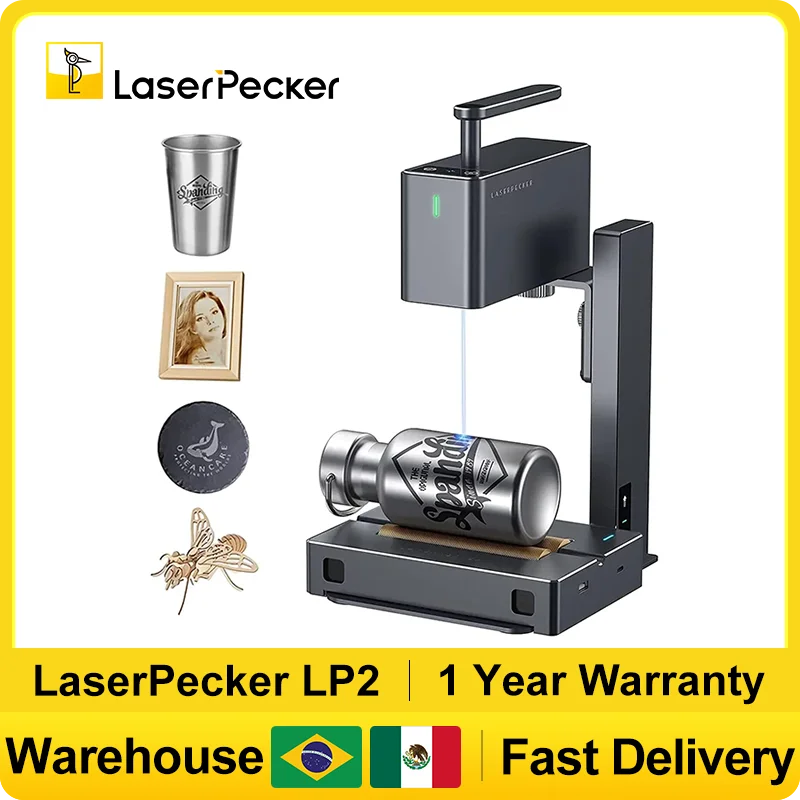 Industrial Laser Technology - LASERPECKER Handheld Lasergraveerder Draagbare Krachtige Lasergravure