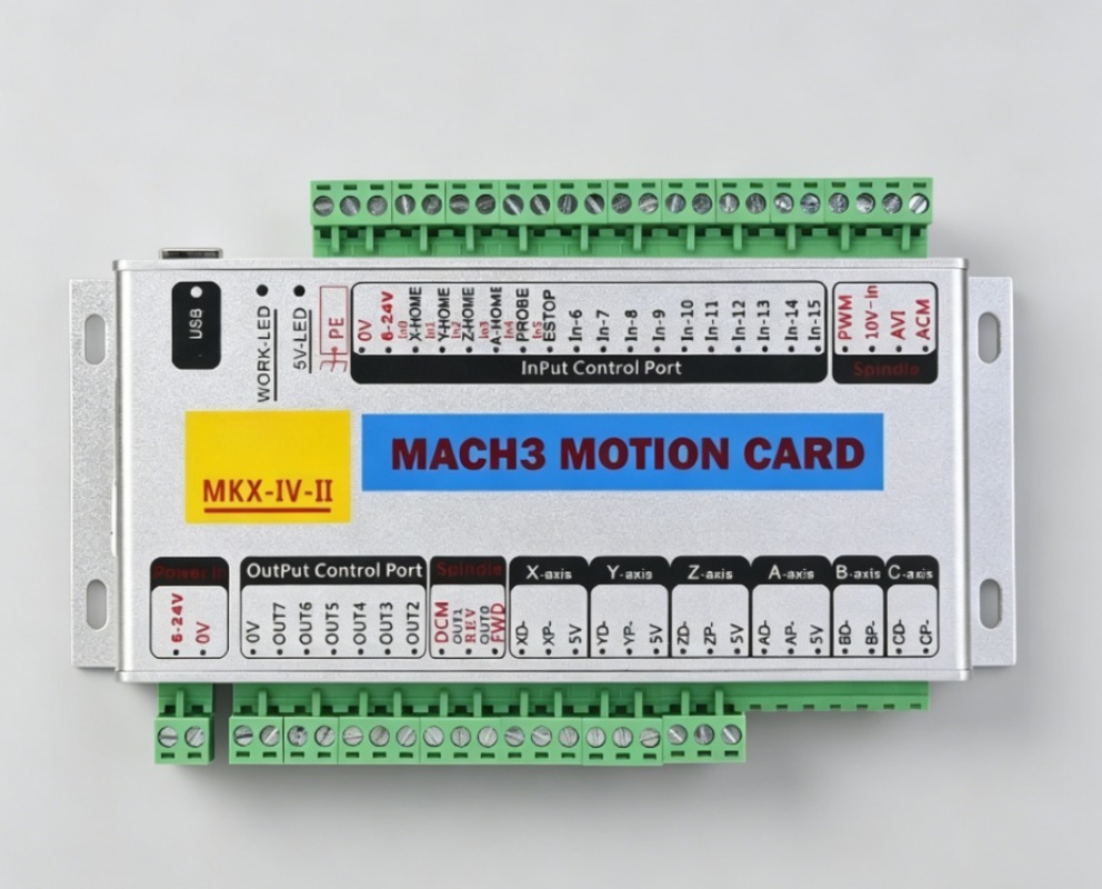 Breakout Board Mach3 - MK4-IV 4-assige USB Motion Card 2MHz