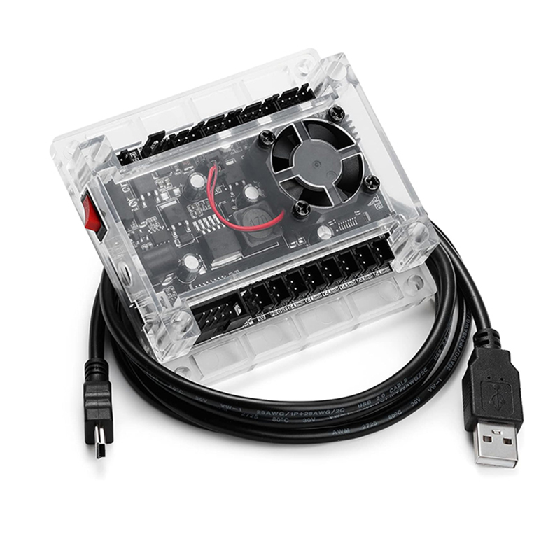 Breakout Board Mach3 - CNC-graveermachine besturingskaart GRBL 1.1 USB-poort 3-assige