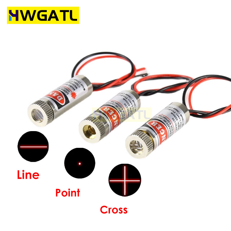 Industrial Laser Head - 650 nm 5 mW rood punt