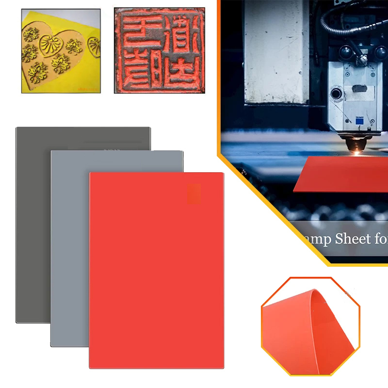 Industrial Laser Technology - A4 rubberen mat DIY lasergravure materiaal
