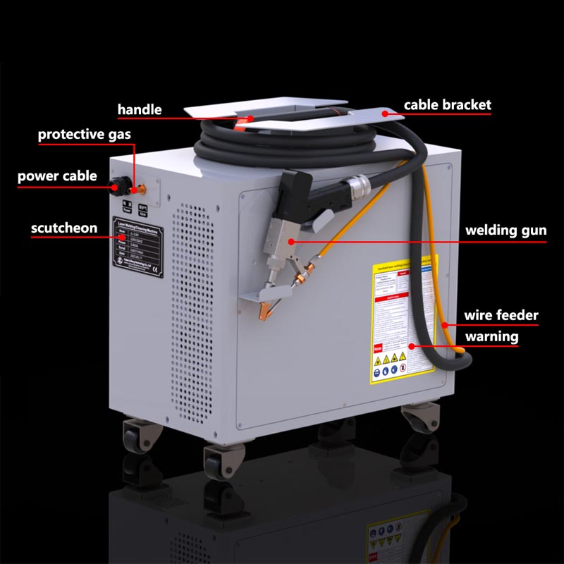 Industriële draagbare laserlas - Industrial Handheld Laser Welding Machine recensie en prijs