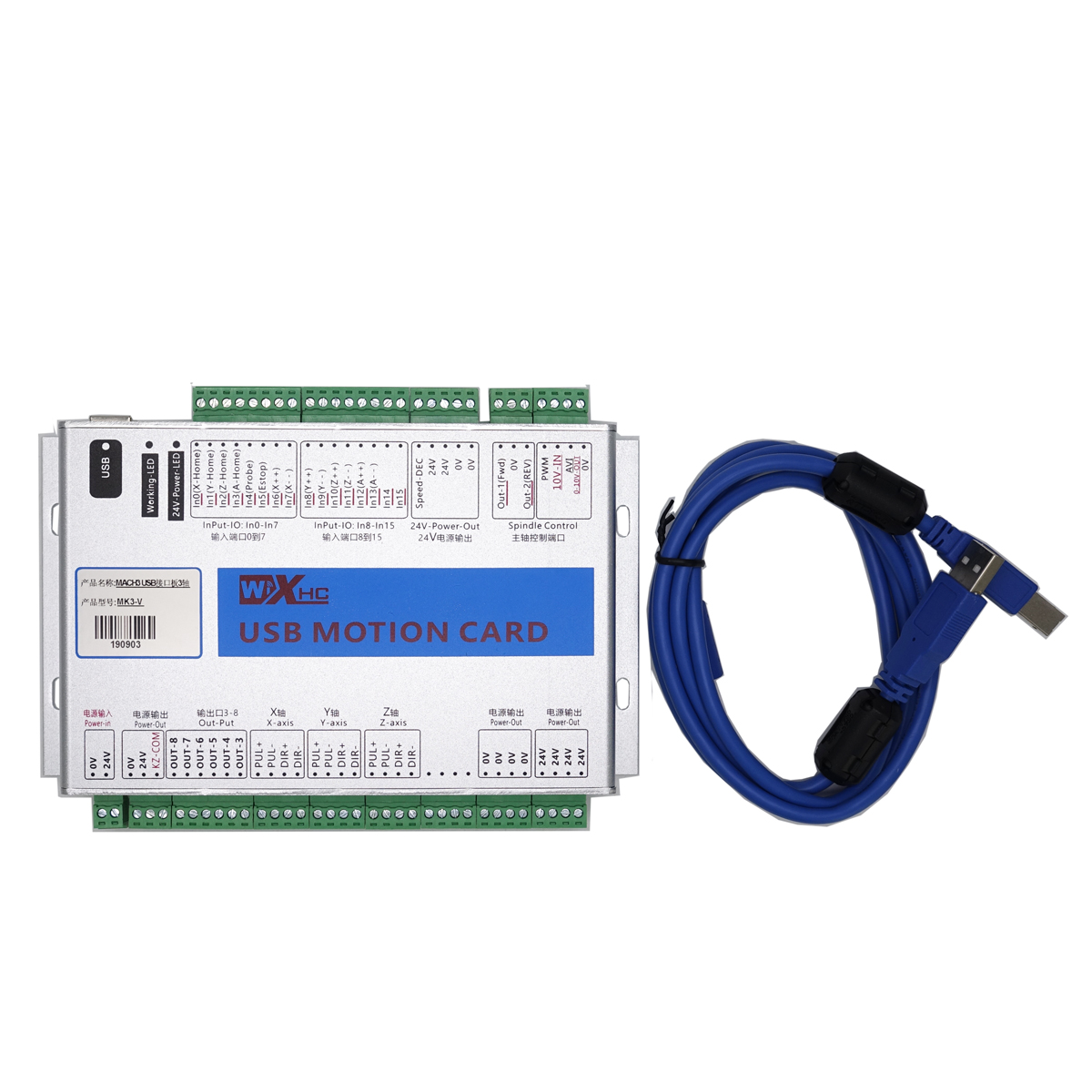 Xhc Mach3 MKX-V 3 4 6 As Usb B - Breakout Board Mach3 recensie en prijs
