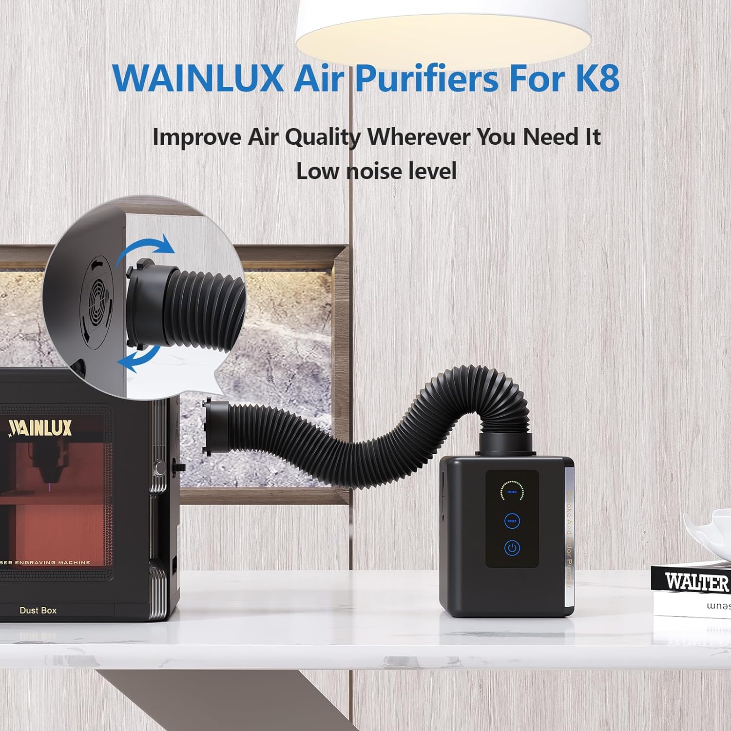 WAINLUX Mini-luchtreiniger Gel - Industrial Laser Fume Extractor recensie en prijs