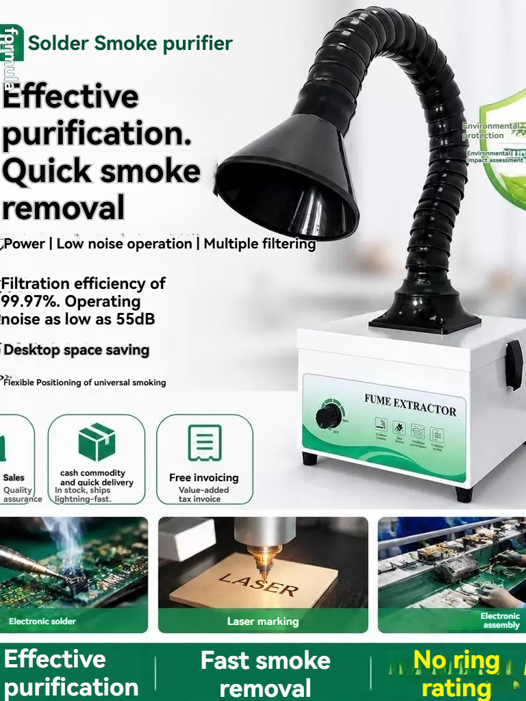 Mini Soldeerrookabsorber – Ind - Industrial Laser Fume Extractor recensie en prijs