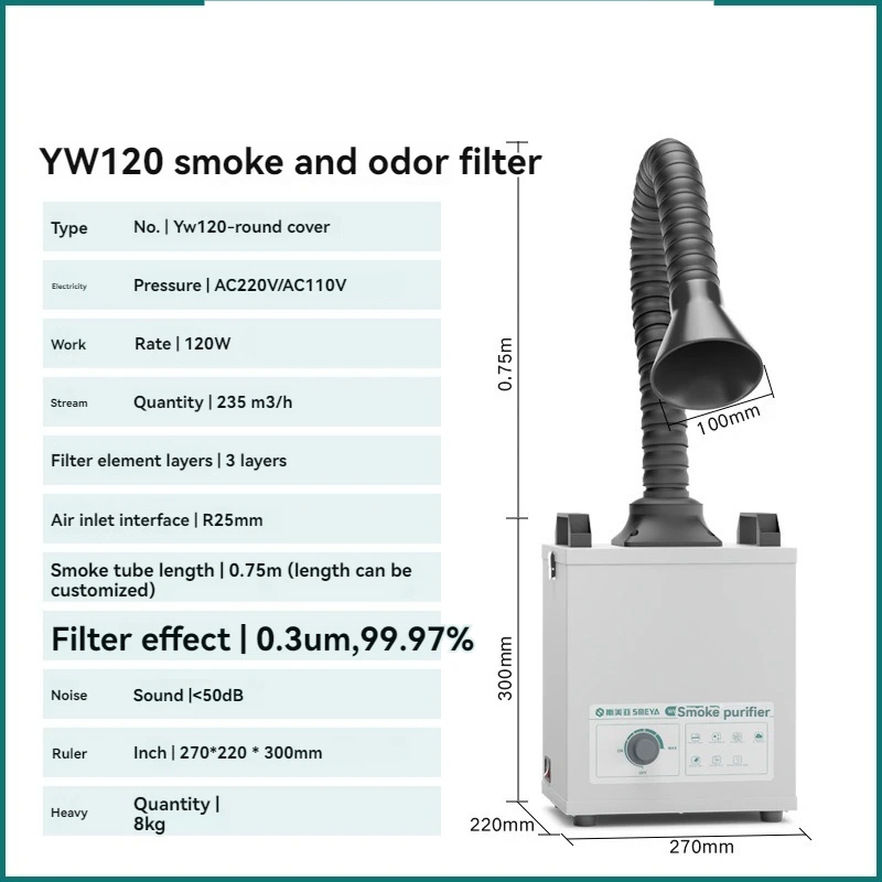 Pure Air Dampafzuiger Industri - Industrial Laser Fume Extractor recensie en prijs