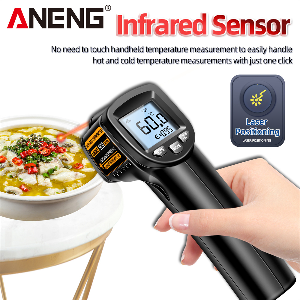 Infraroodlaserthermometer Indu - Industrial Laser Thermometer Gun recensie en prijs