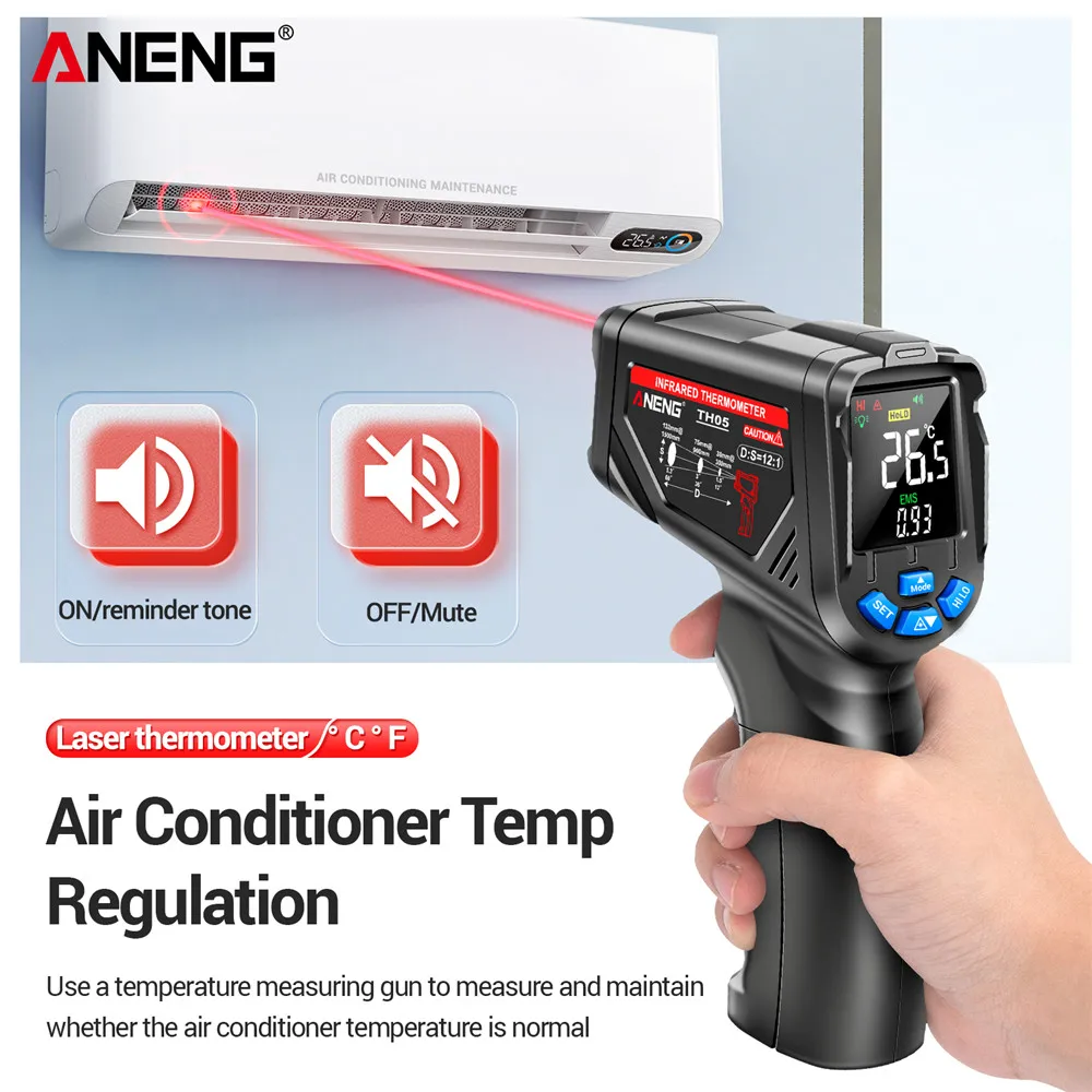 Infraroodthermometer Digitaal  - Industrial Laser Thermometer Gun recensie en prijs
