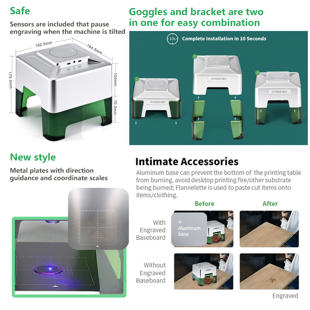 3W Mini Lasergraveermachine Dr - Industrial Handheld Laser Engraver recensie en prijs