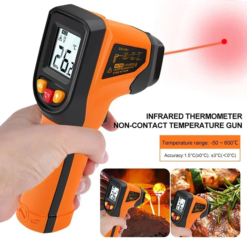 T400 T600 Digitale infraroodth - Industrial Laser Thermometer Gun recensie en prijs