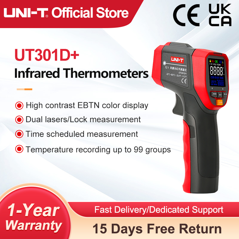 UNI-T Digitale Infraroodthermo - Industrial Laser Thermometer Gun recensie en prijs