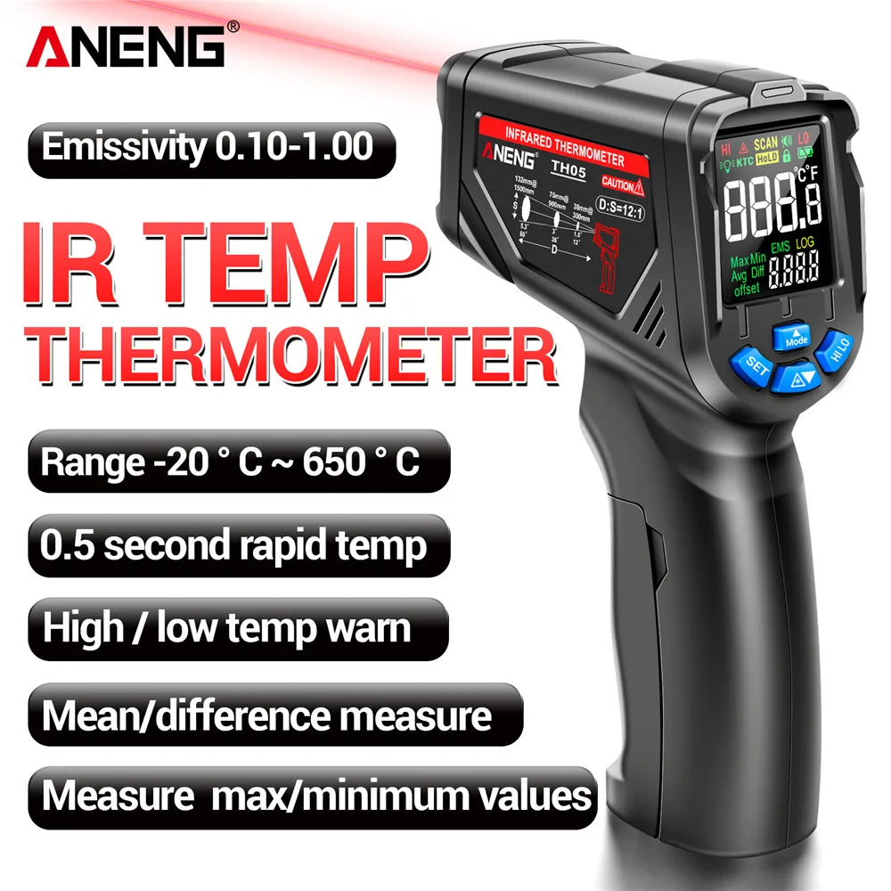 Sensor Gun Circuit Industrieel - Industrial Laser Thermometer Gun recensie en prijs