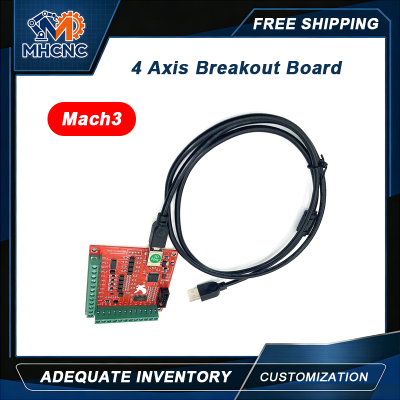 MHCNC USB Mach3 4 Axis Breakou - Breakout Board Mach3 recensie en prijs