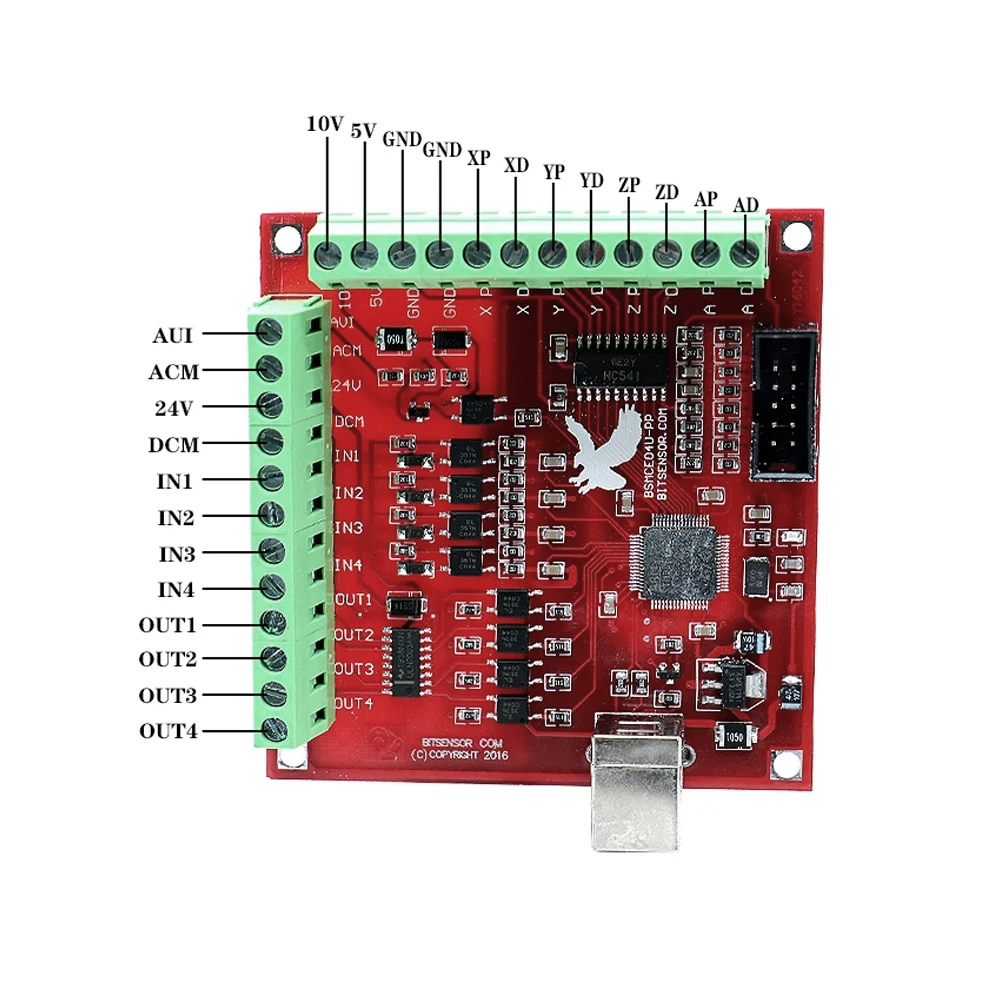 MHCNC USB Mach3 4 Axis Breakou - Breakout Board Mach3 recensie en prijs