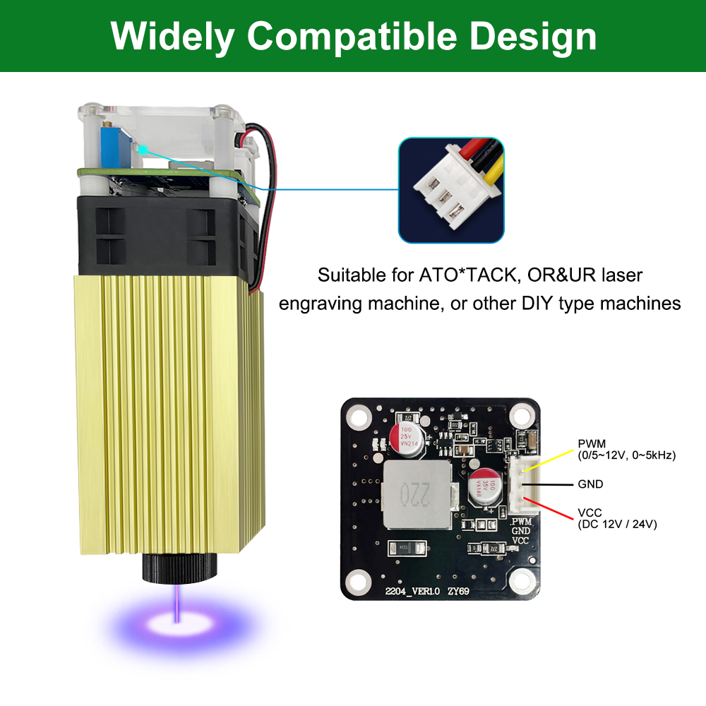 LASER BOOM 4W 5W Laser Module  - Industrial Handheld Laser Engraver recensie en prijs