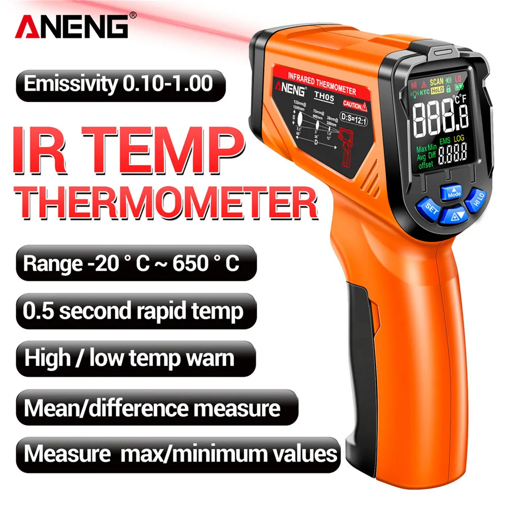 Infraroodthermometer Digitaal  - Industrial Laser Thermometer Gun recensie en prijs