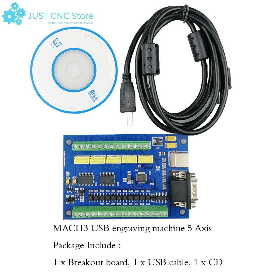 MACH3 USB CNC Driver breakout  - Breakout Board Mach3 recensie en prijs