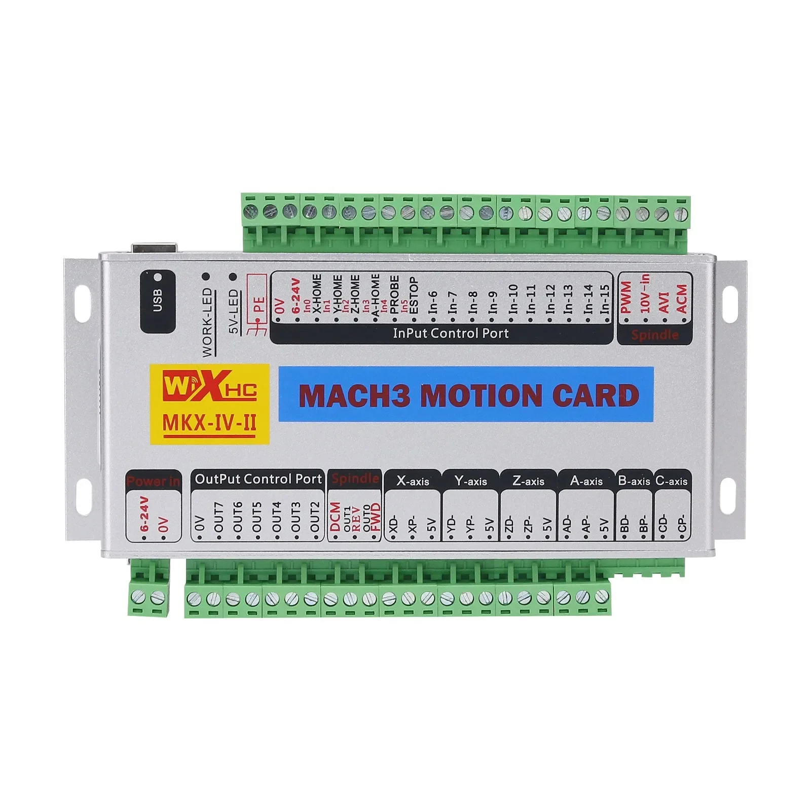 MK4-IV Mach3 Motion Card 4-ass - Breakout Board Mach3 recensie en prijs