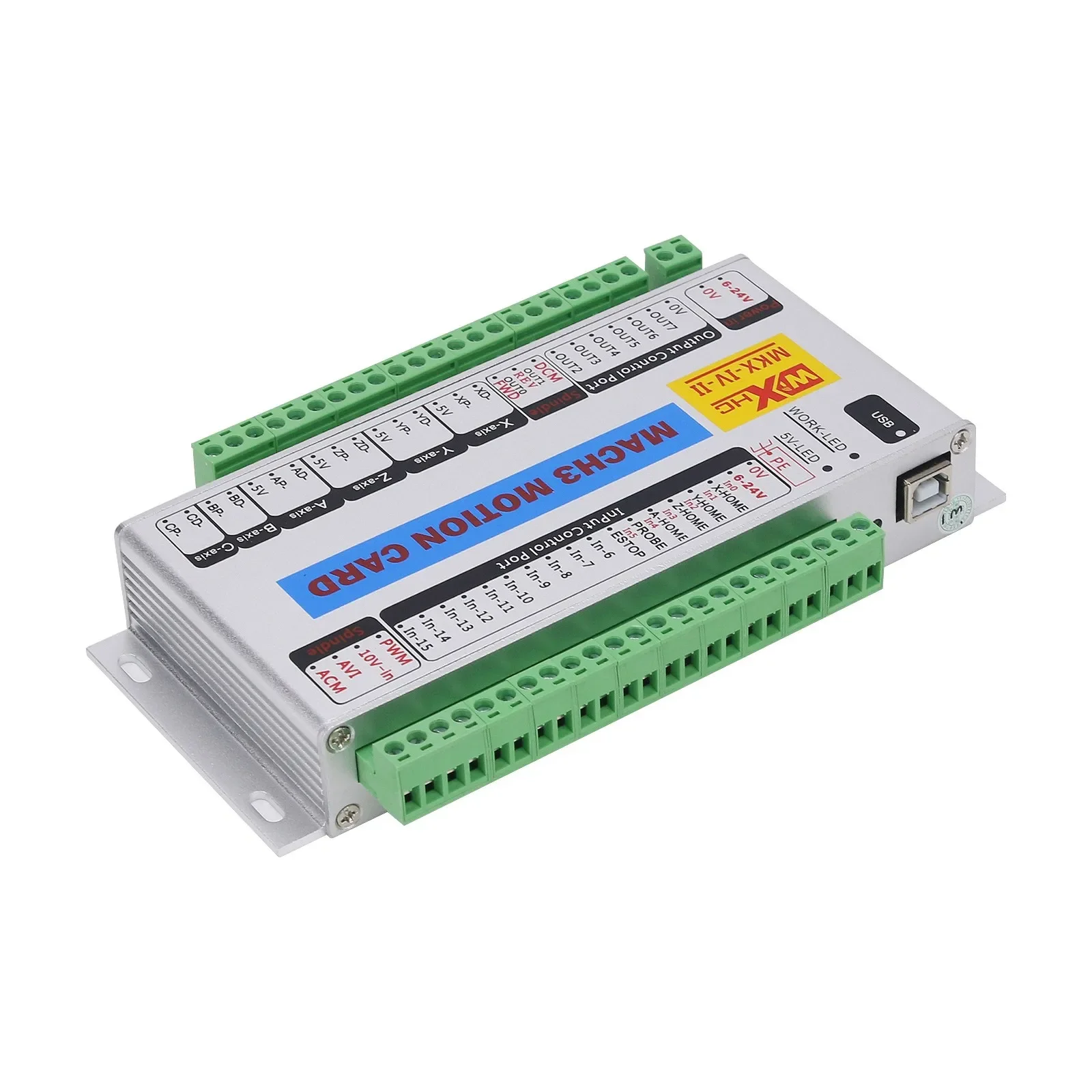 MK4-IV Mach3 Motion Card 4-ass - Breakout Board Mach3 recensie en prijs